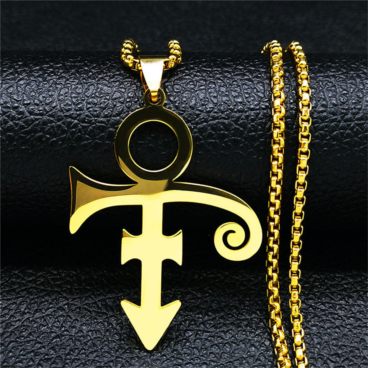 Wholesale Stainless Steel  Body Symbol Retro Necklace