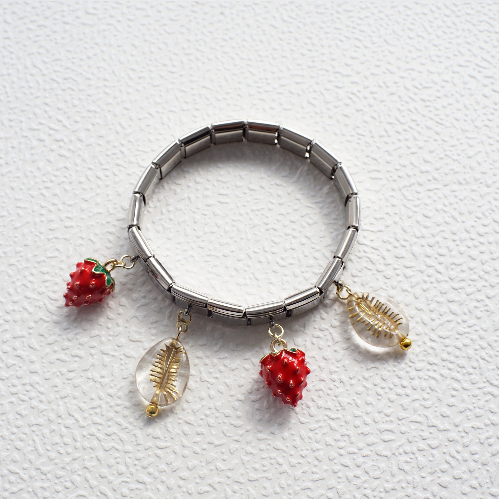 Wholesale 5pcs/   pack Single Section Creative Stainless Steel Composable Bracelet