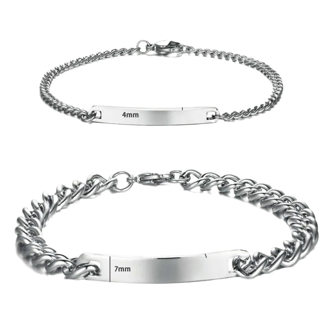 Wholesale  Titanium Steel Couple Bracelet