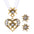 Wholesale Oktoberfest Vintage Heart Diamond Necklace