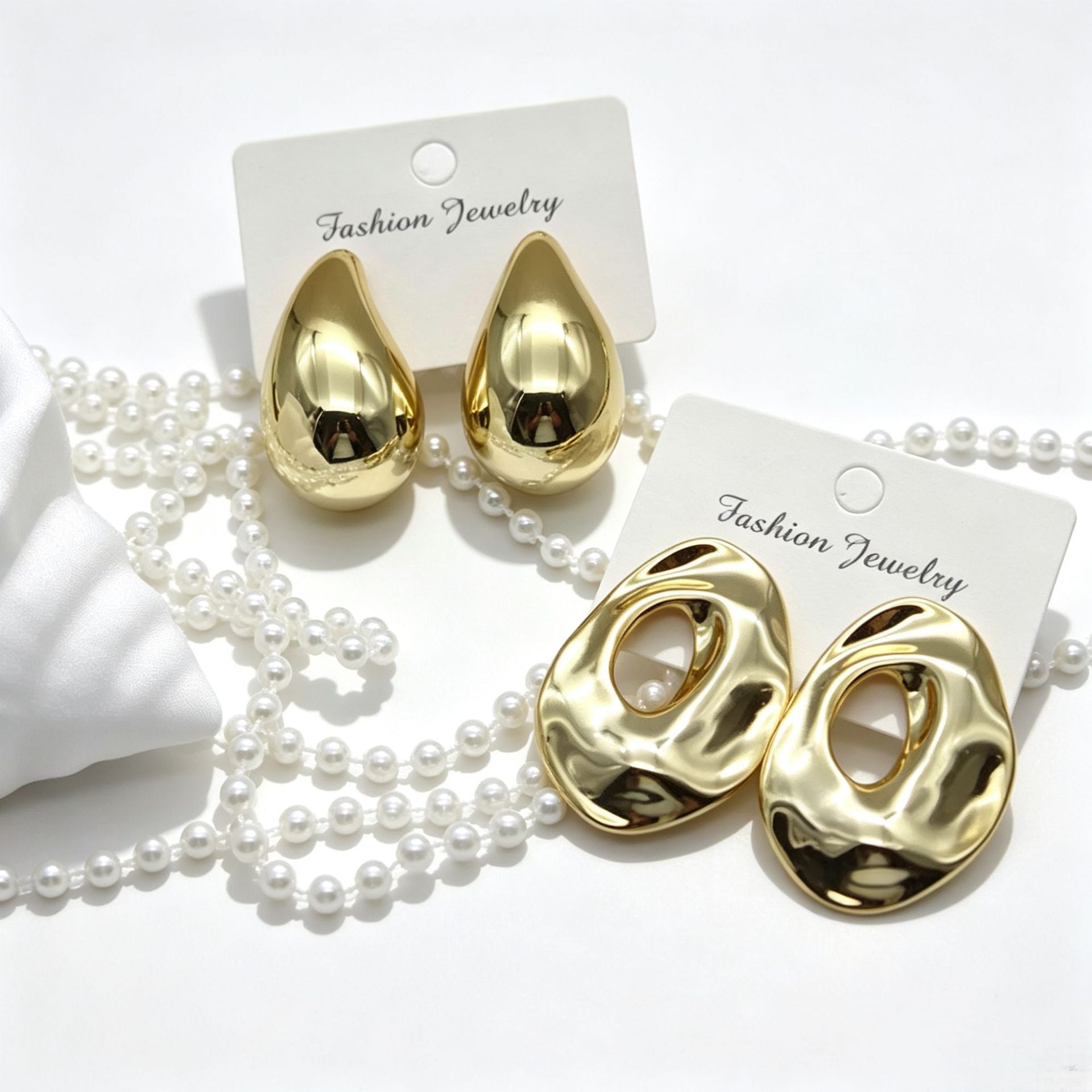 Wholesale Electroplated Acrylic Geometric Earrings Fashion Jewelry Accessory for Resale