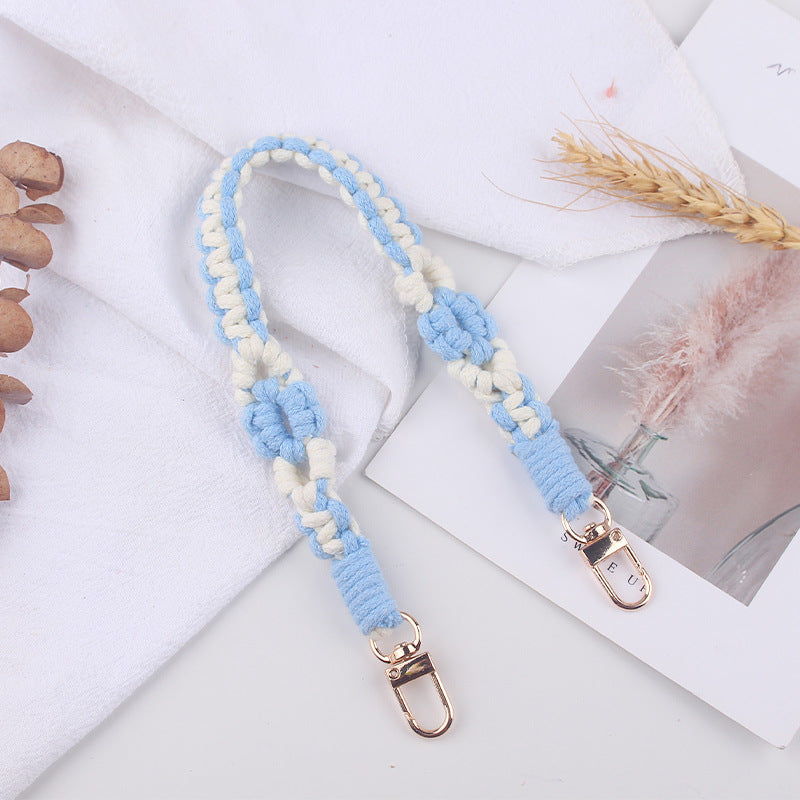 Wholesale  creative pure hand-woven flower leaf small pattern cup set cup rope cup accessories