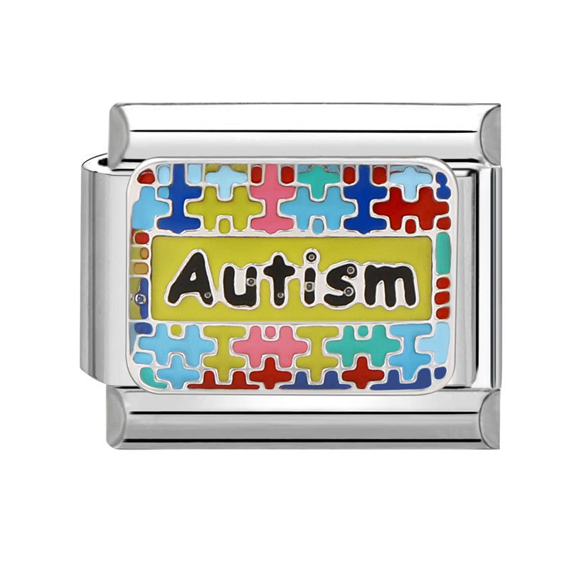 Wholesale  Italian Charm Bracelet 9mm DIY Splicing Removable Titanium Steel Cartoon Dripping Oil Composable Bracelet