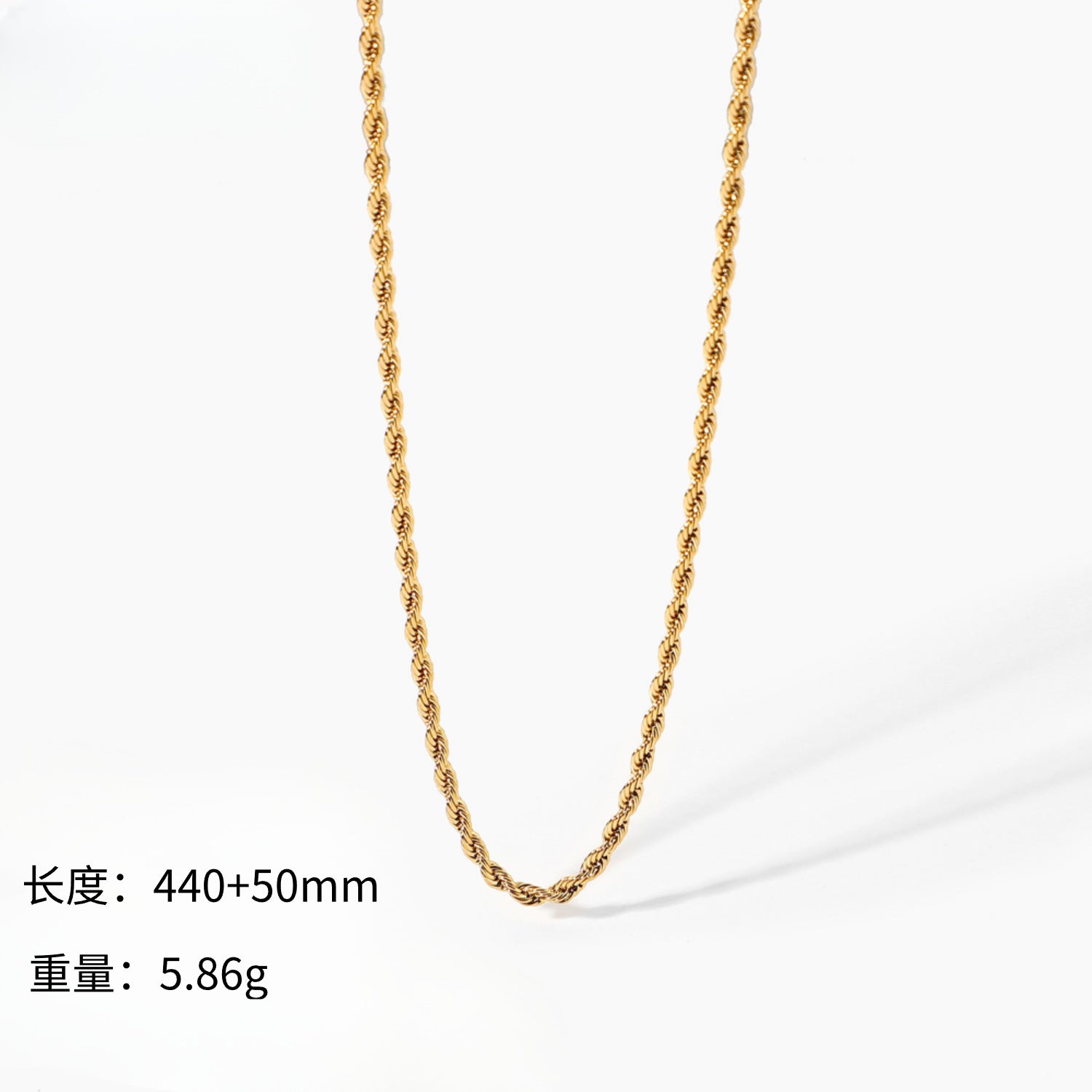Wholesale Titanium Steel Necklace High-grade Gold Plated Necklace ACC-NE-ZhenYou001