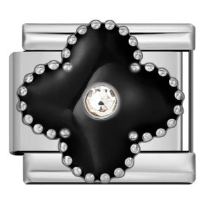 Wholesale 9mm Italian Charm Starter Bracelets DIY Four Leaf Clover Stainless Steel Composable Bracelet