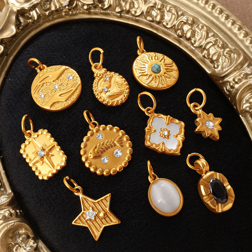Wholesale Women' s Stainless Steel Jewelry Charms