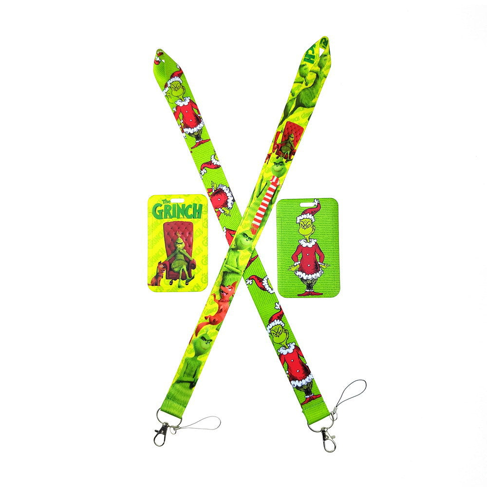 Wholesale Christmas cartoon japanese anime Lanyard Keychain
