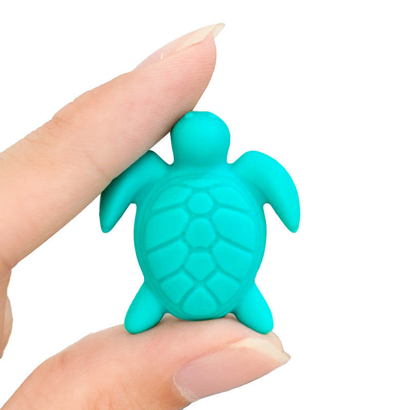 Wholesale of 10PCS Animal Turtle Cartoon Food grade Silicone Beads ACC-BDS-WDX040