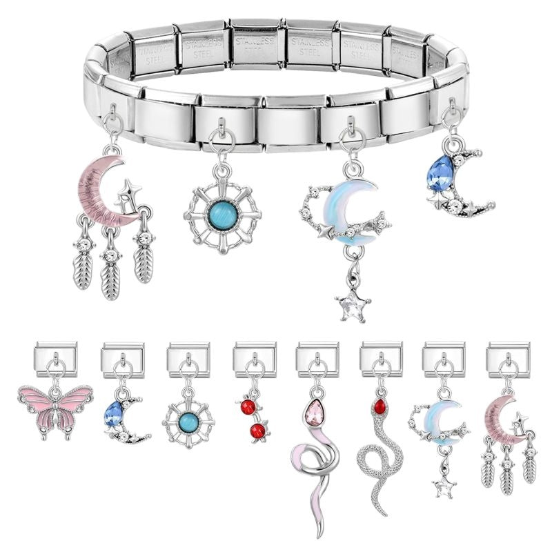 Wholesale Italian creative retro DIY Composable Bracelet Charms DIY Bracelets