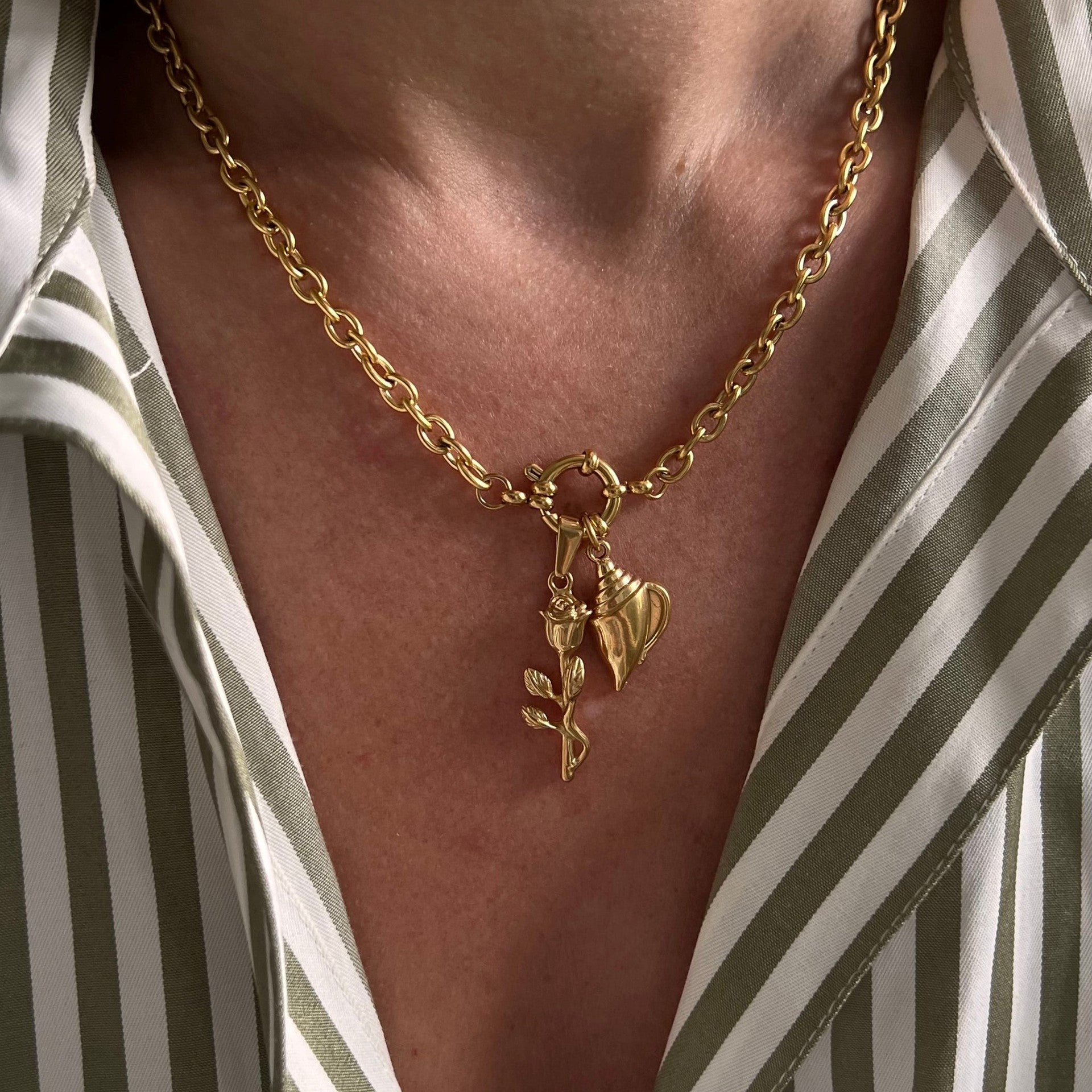 Wholesale Cross Starfish Denim Boots Pendant Twelve Constellations Ocean Elements Beach Wind  Necklace