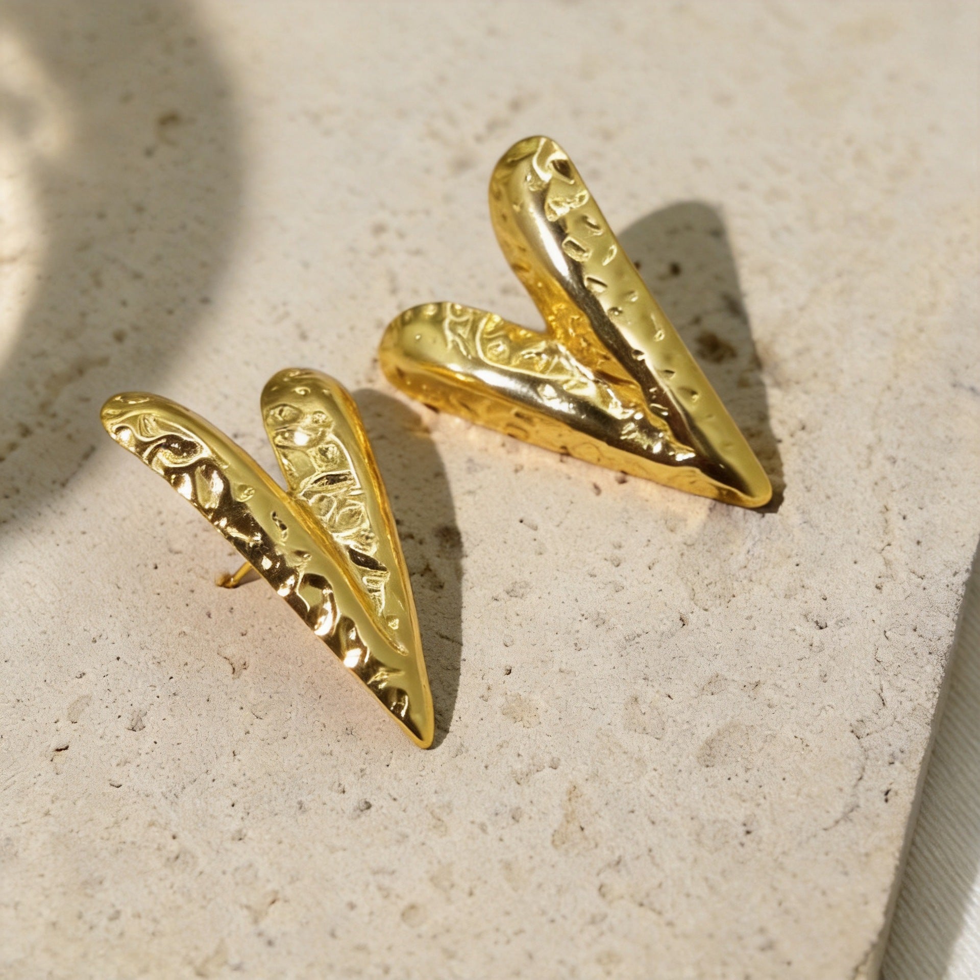 Wholesale Stainless Steel Gold Leaf Hollow Earrings for Women,  Stylish Party and Everyday Jewelry Accessory