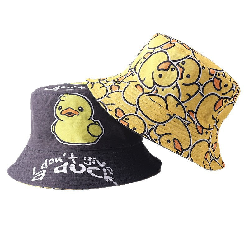 Wholesale Digital Print Yellow Duck Bucket Hat Fashion Party Accessory Gift