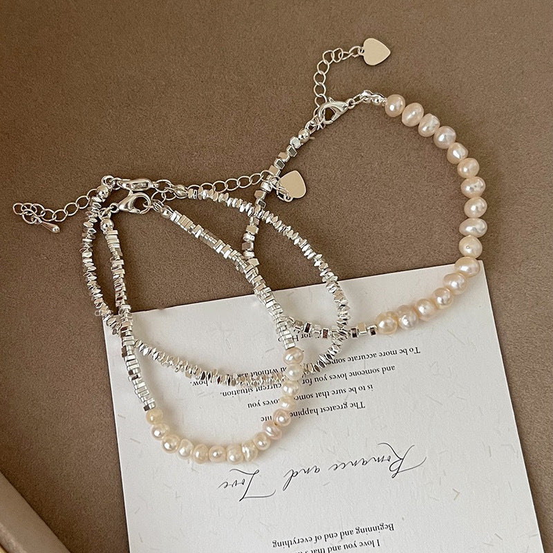 Wholesale Baroque Pearl Bracelet for Women,  Handmade Copper Jewelry Accessory,  Chic Everyday Wear