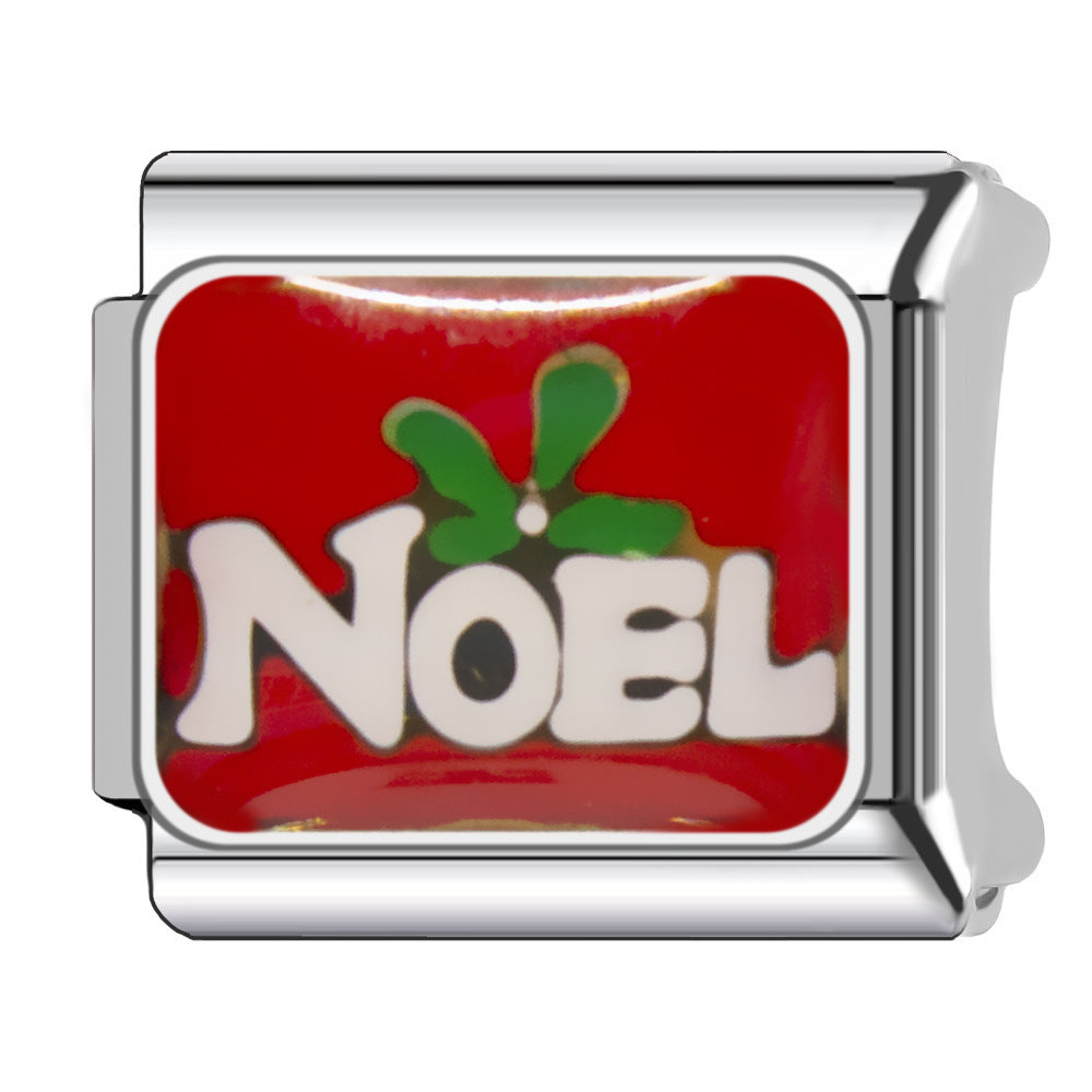 Wholesale Italian Charm Bracelet 9mm DIY  Christmas   Creative Stainless Steel Composable Bracelet