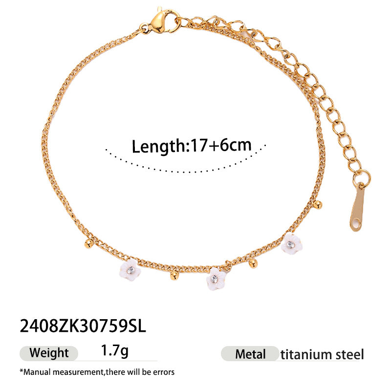 Wholesale Ocean Themed Stainless Steel Women S Bracelet With Starfish Shell Pearl Heart Zircon Chic Fashion Accessory For Gift And Boutique Resale