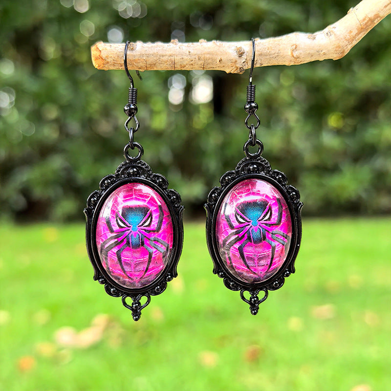 Wholesale Popular Halloween Earrings Retro Dark Series Spider Style Creative Earrings