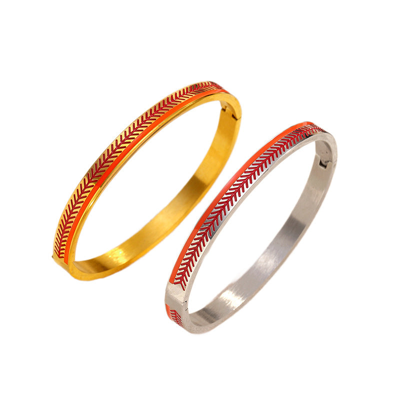 Wholesale electroplated stainless steel bracelet