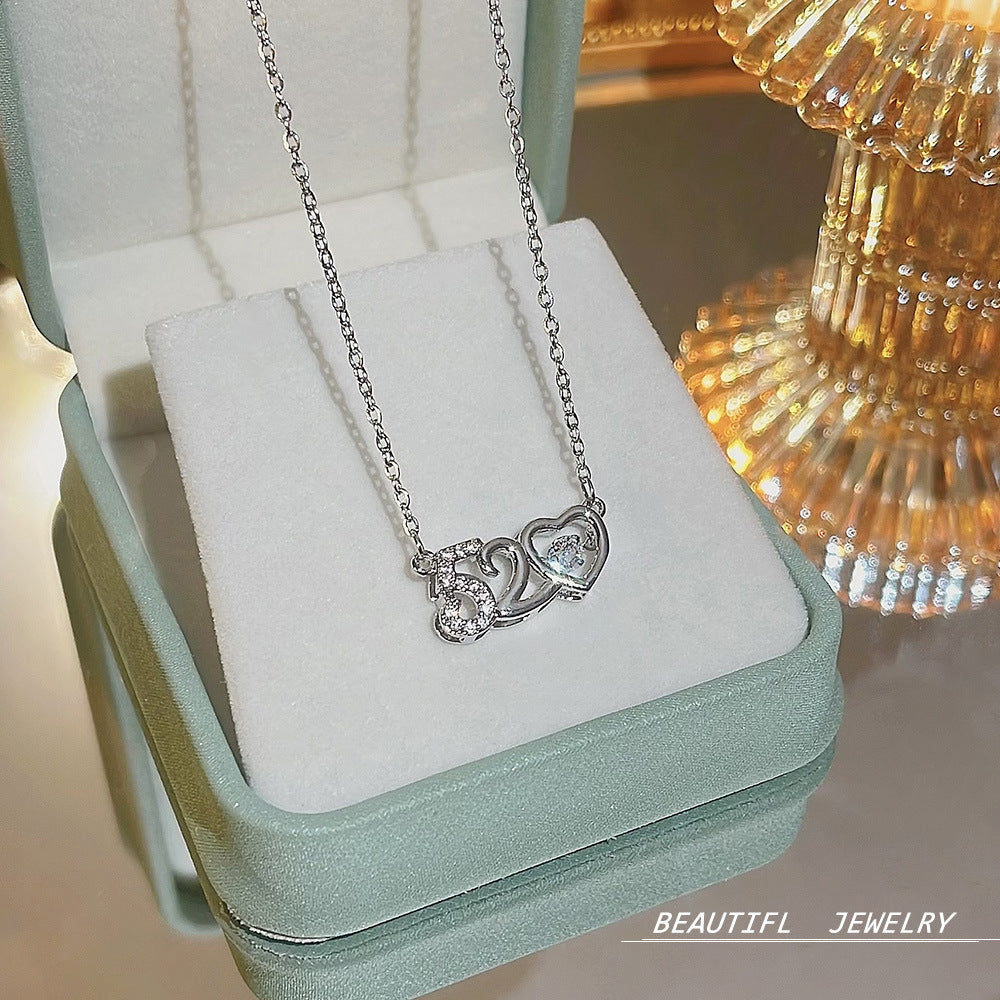 Wholesale Titanium Steel Clavicle Chain Choker Necklace ACC-NE-Xiyue004