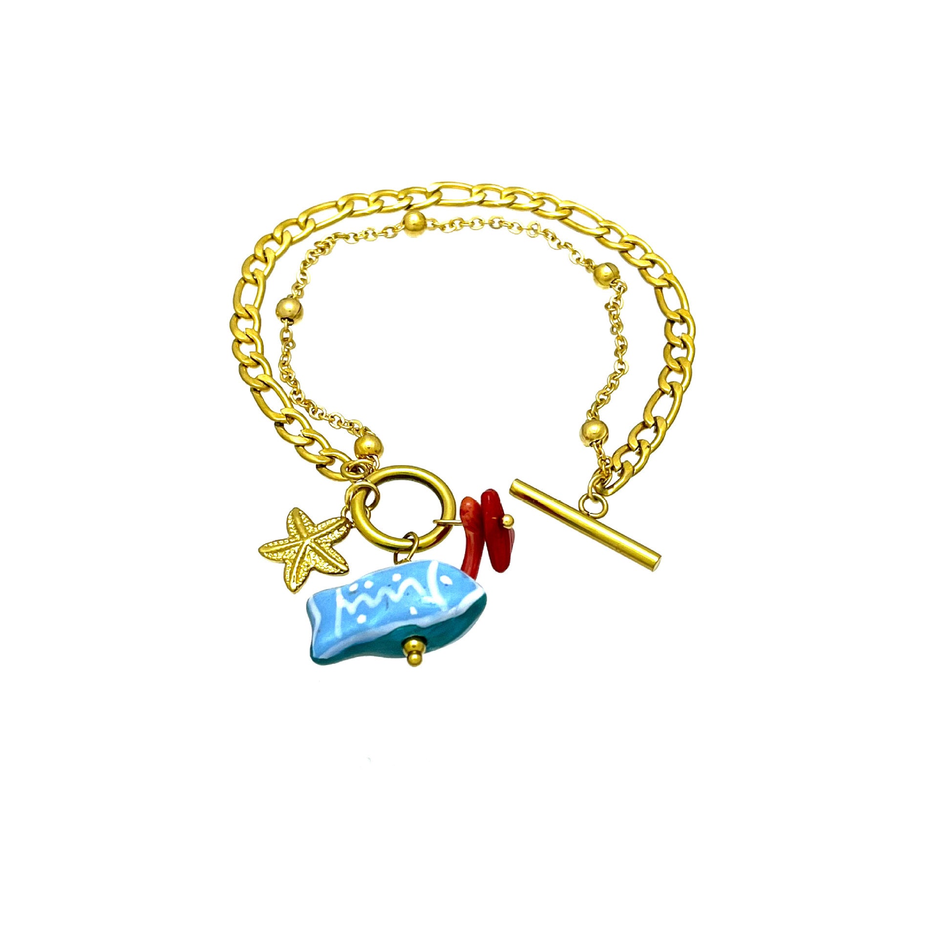 Wholesale Original  Resort Style Starfish Fish  Bracelet