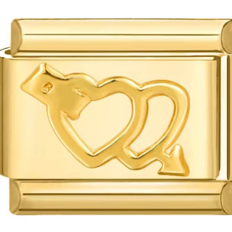 Wholesale 10pcs Italian Charm Bracelet 9mm DIY Splicing Removable Gold Series Stainless Steel Composable Bracelet