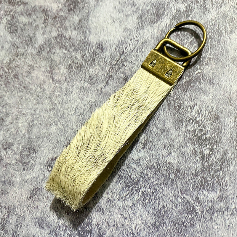 Wholesale  retro leather keychain