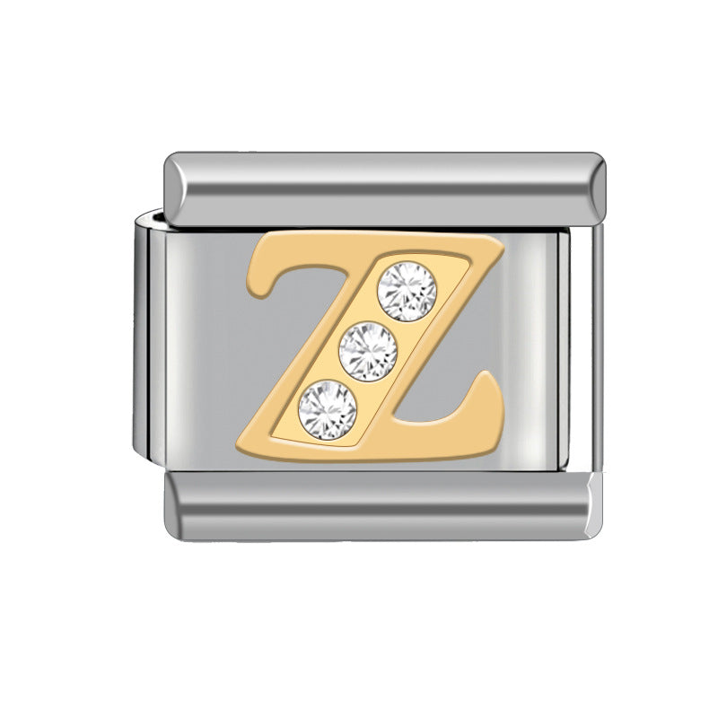 Wholesale Italian Charm Bracelet Diamond Bracelet 9mm DIY Pattern Free Stitching Detachable Composable Bracelet ACC-BT-JL009