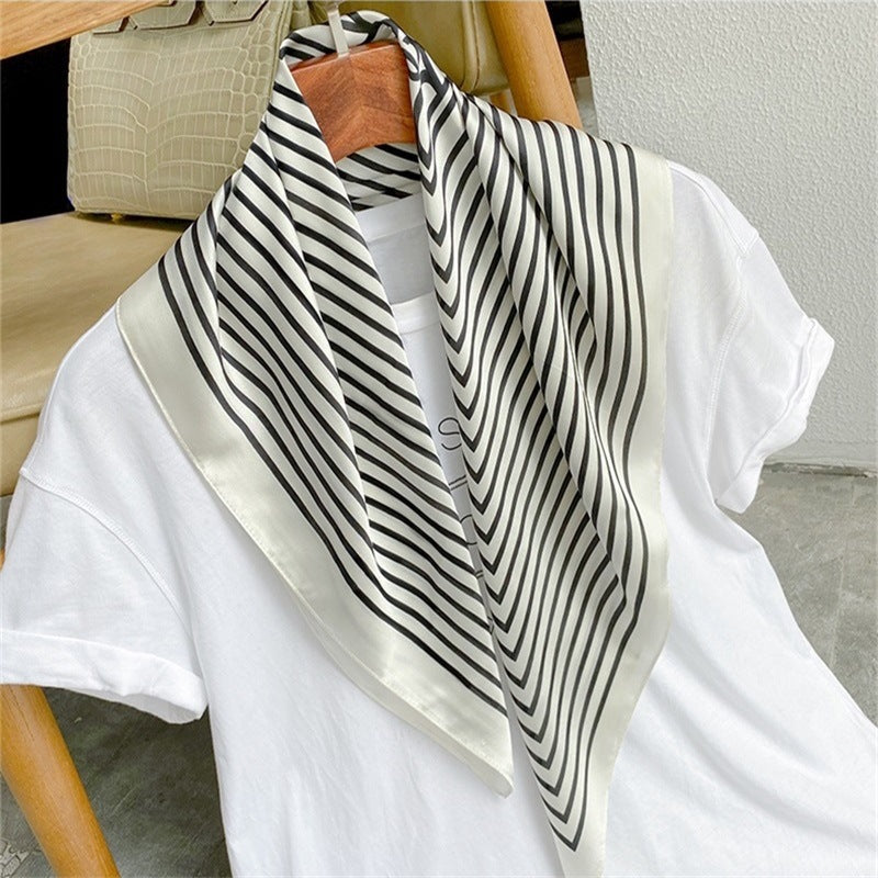 Wholesale  Autumn Stylish Silk f 70* 70cm Large Square  Scarf