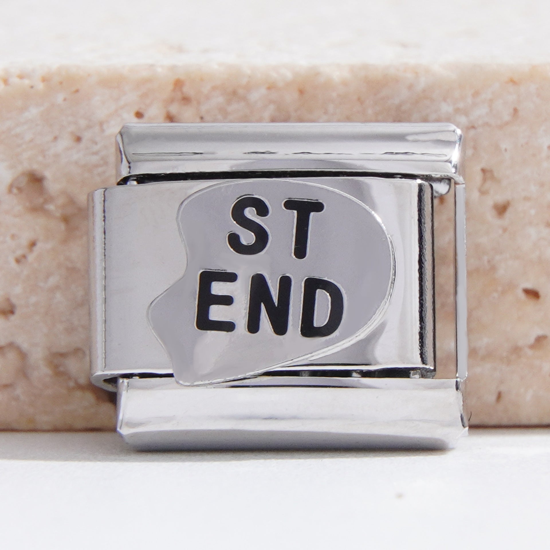 Wholesale Italian Charm Bracelet 9mm DIY Splicing Creative Pattern Stainless Steel Composable Bracelet