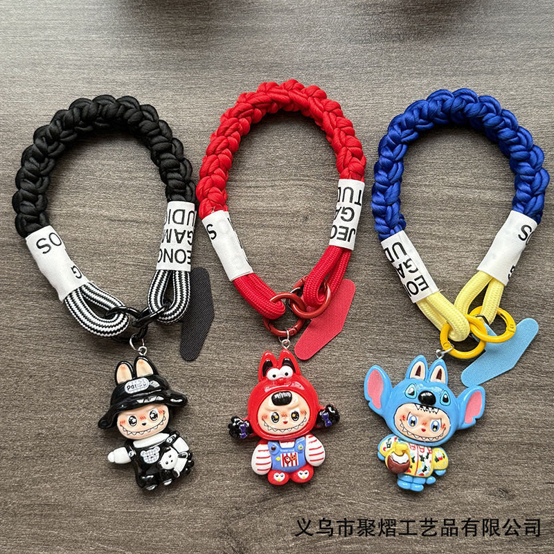 Wholesale Cute 3D Cartoon Lanyard Keychain
