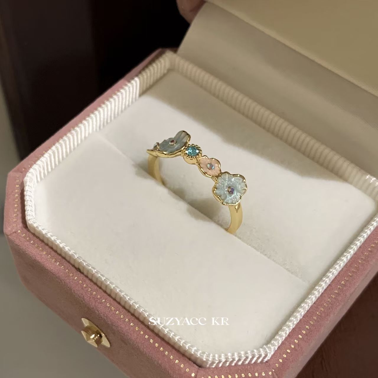 Wholesale Sweet Dripping Oil Alloy Ring - Chic Jewelry Accessory for Everyday Wear