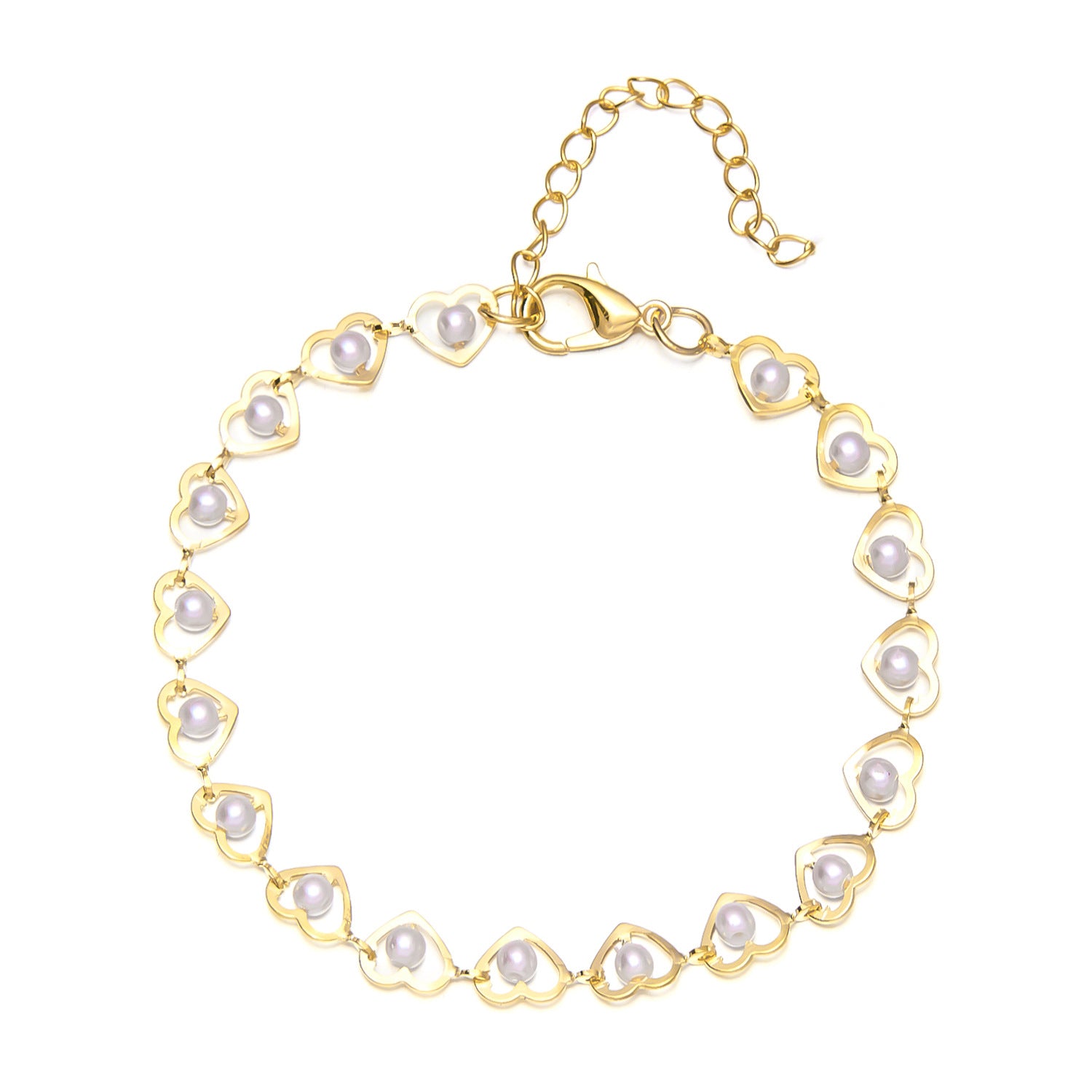 Wholesale  Diamond-encrusted Butterfly Daisy Bracelet