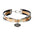 Wholesale Devil's Eye three-layer leather bracelet