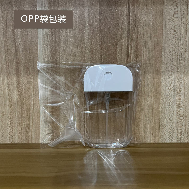 Wholesale Transparent 45ml Card Spray Bottle Keychains