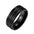 Wholesale  Men's  Electroplated Black Combination Stainless Steel Ring