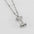 Wholesale  bubble letter necklace 18K stainless steel English letter pendant jewelry