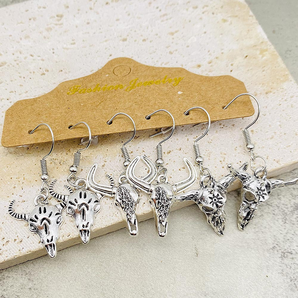 Wholesale Western Cowboy Series Earring Set