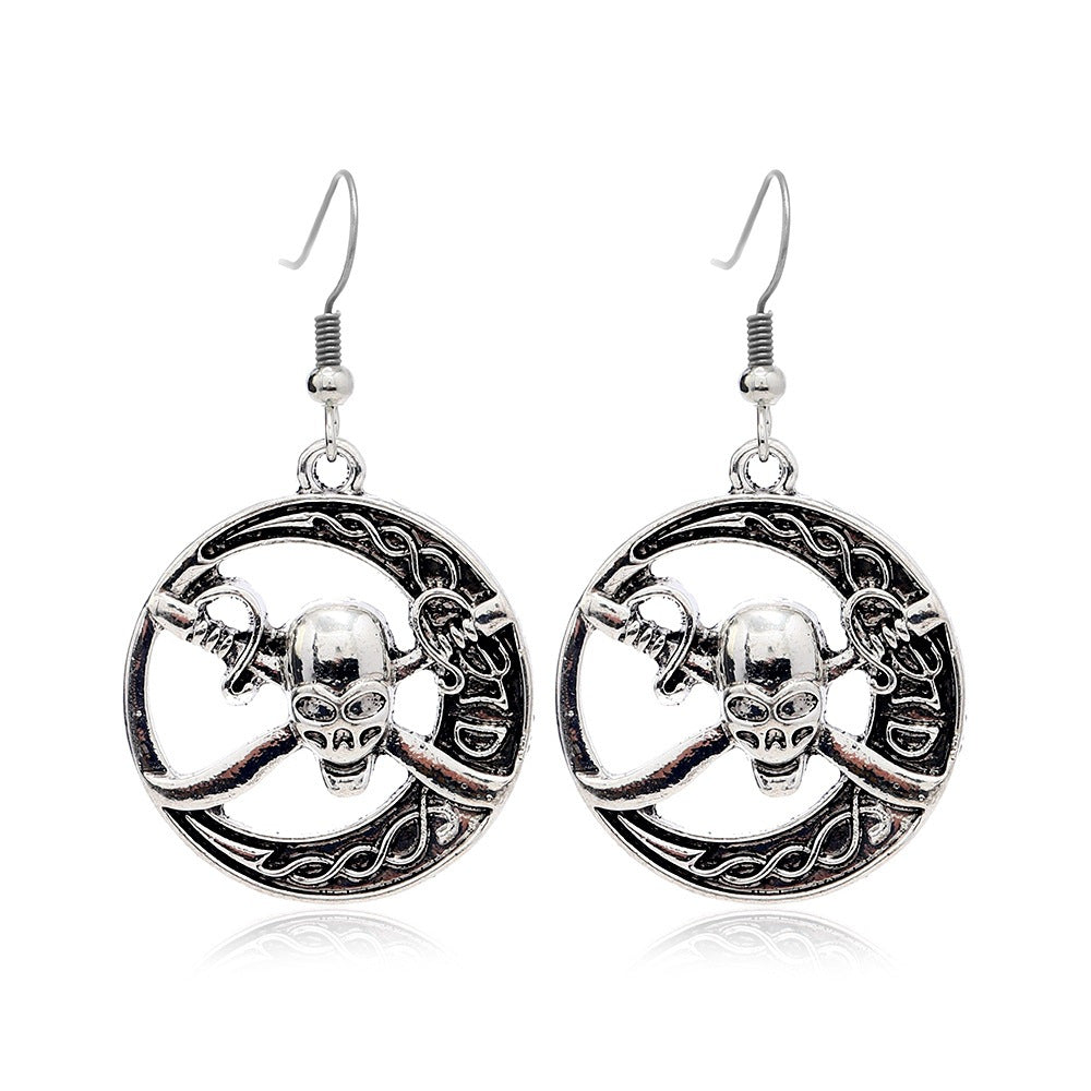 Wholesale Skull Tassel Drop Earrings  Trendy Fashion Accessory for Women