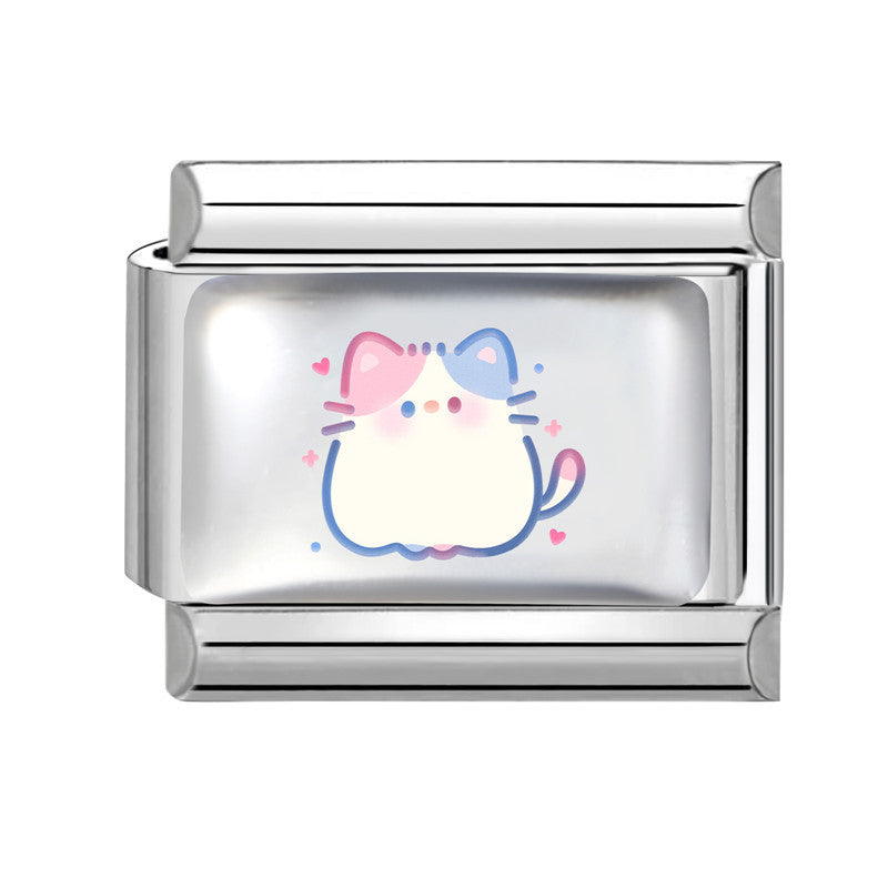 Wholesale Italian Cartoon Cute Animal DIY Stainless Steel Splicing Bracelet – Fashion Jewelry Accessory Gift