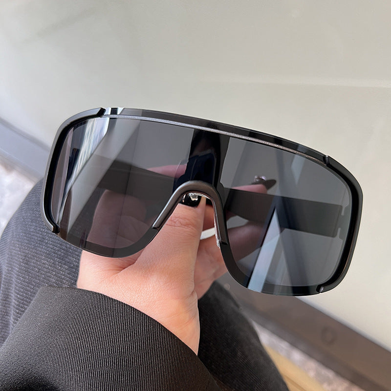 Wholesale Trendy Frameless Windproof Cycling Sunglasses UV400 Fashion Accessory Gift for Men