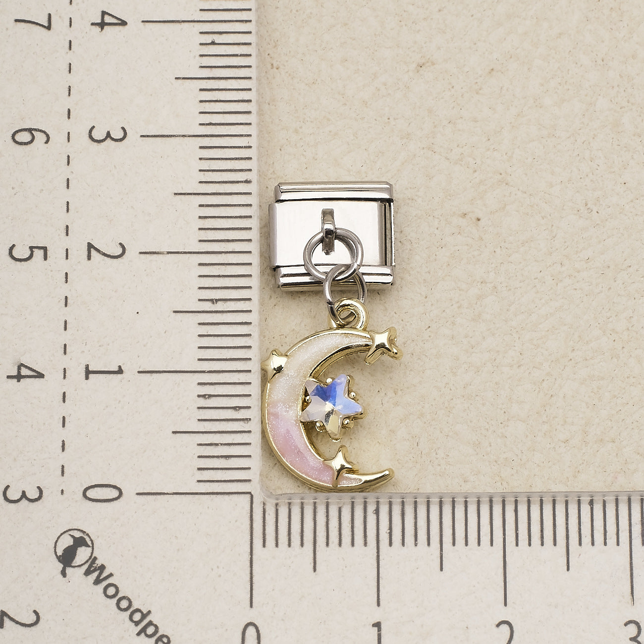 Wholesale Starry Sky Theme Detachable Modular Stainless Steel DIY Bracelet Pendant With Star Moon Planet Flower Charms Jewelry Accessory Gift