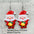 Wholesale  Christmas Earrings Stereo Snowman Dwarf  Santa Claus Acrylic Earrings