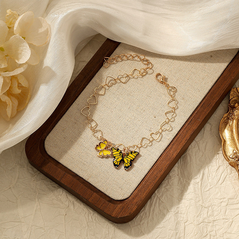 Wholesale Butterfly Heart Bracelet