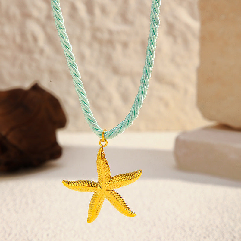 Wholesale Stainless Steel Ocean Pendant  Necklace