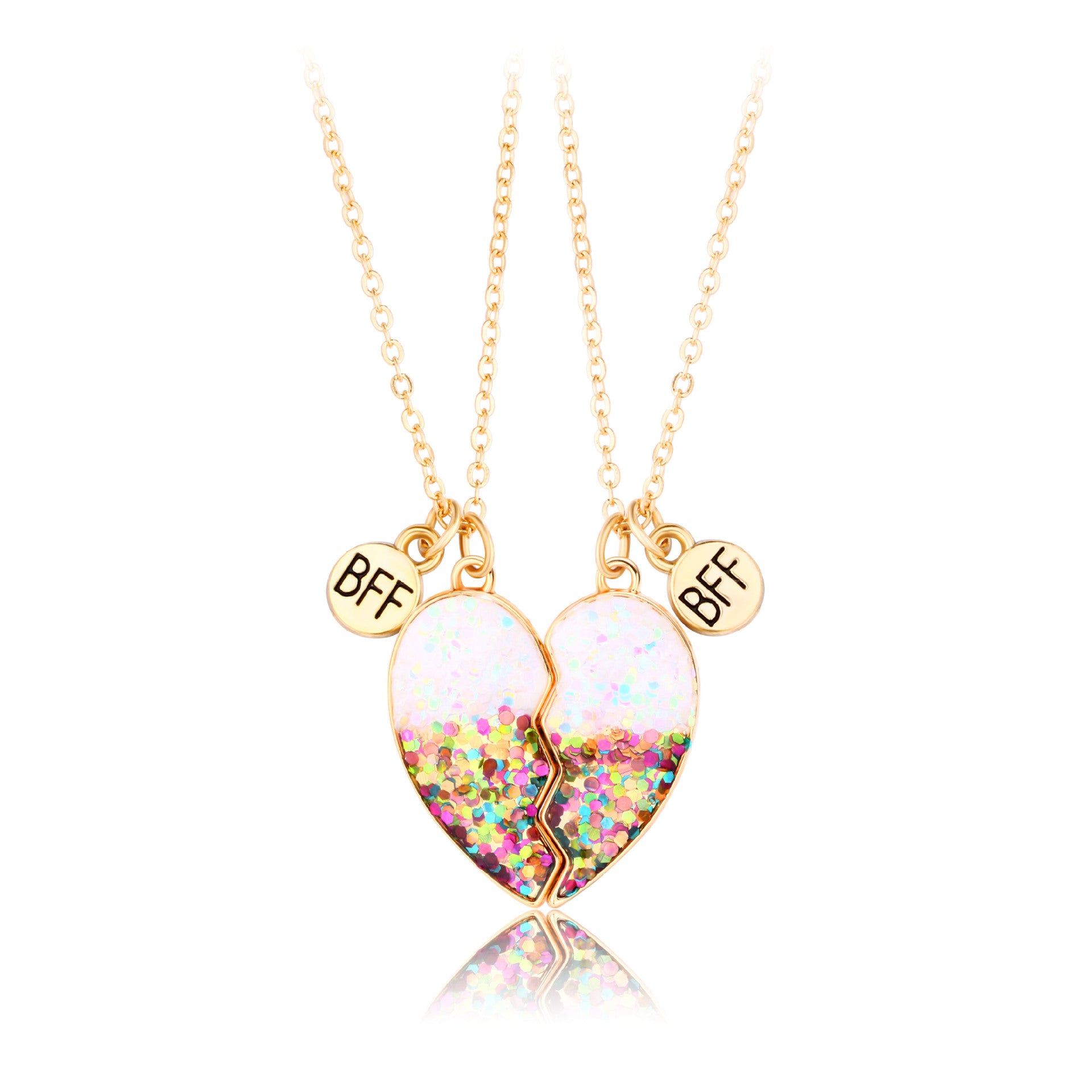 Wholesale Oil Drop Love Magnet Necklace Set ACC-NE-Hanp006