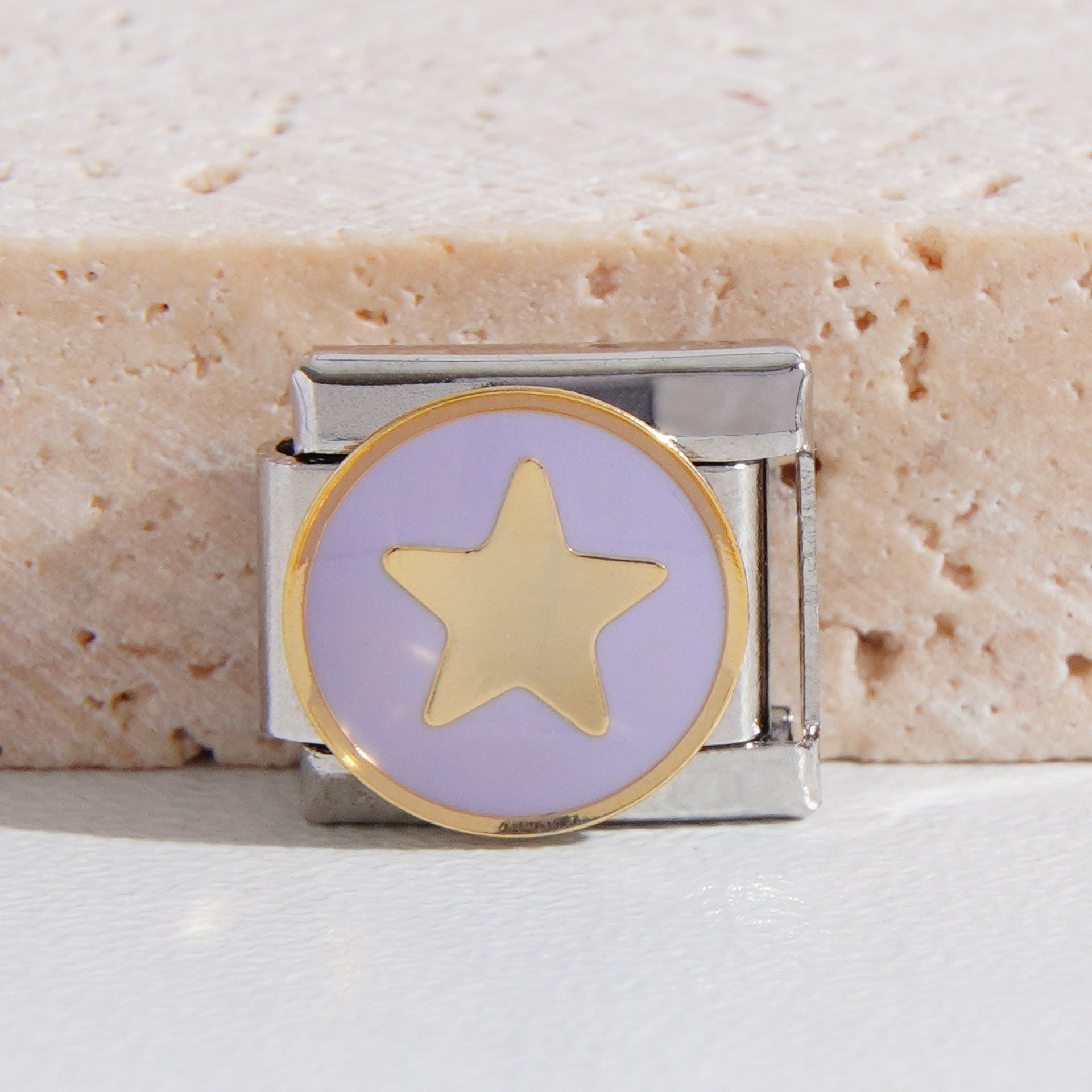 Wholesale 9mm Italian Charm Starter Bracelets DIY square Single Section Creative Stainless Steel Composable Bracelet