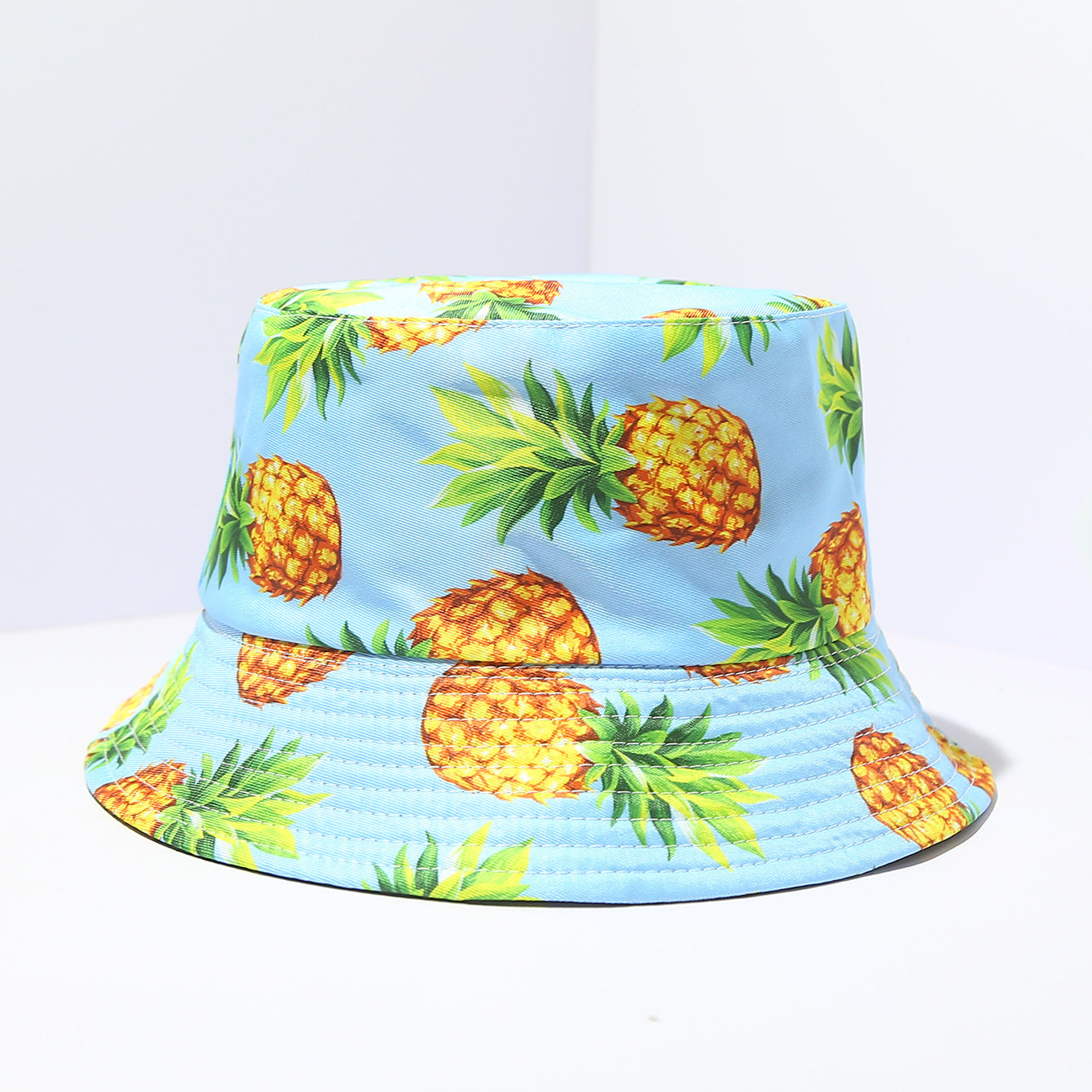 Wholesale Cat Paw Full Print Double Sided Bucket Hat Cute Flamingo ACC-HT-DaQi006