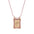 Wholesale  Square Brand Bohemian Art Retro Style Tarot Necklace