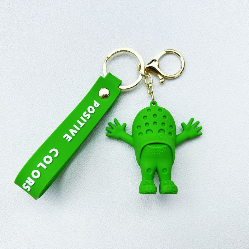 Wholesale Slippers PVC Keychain