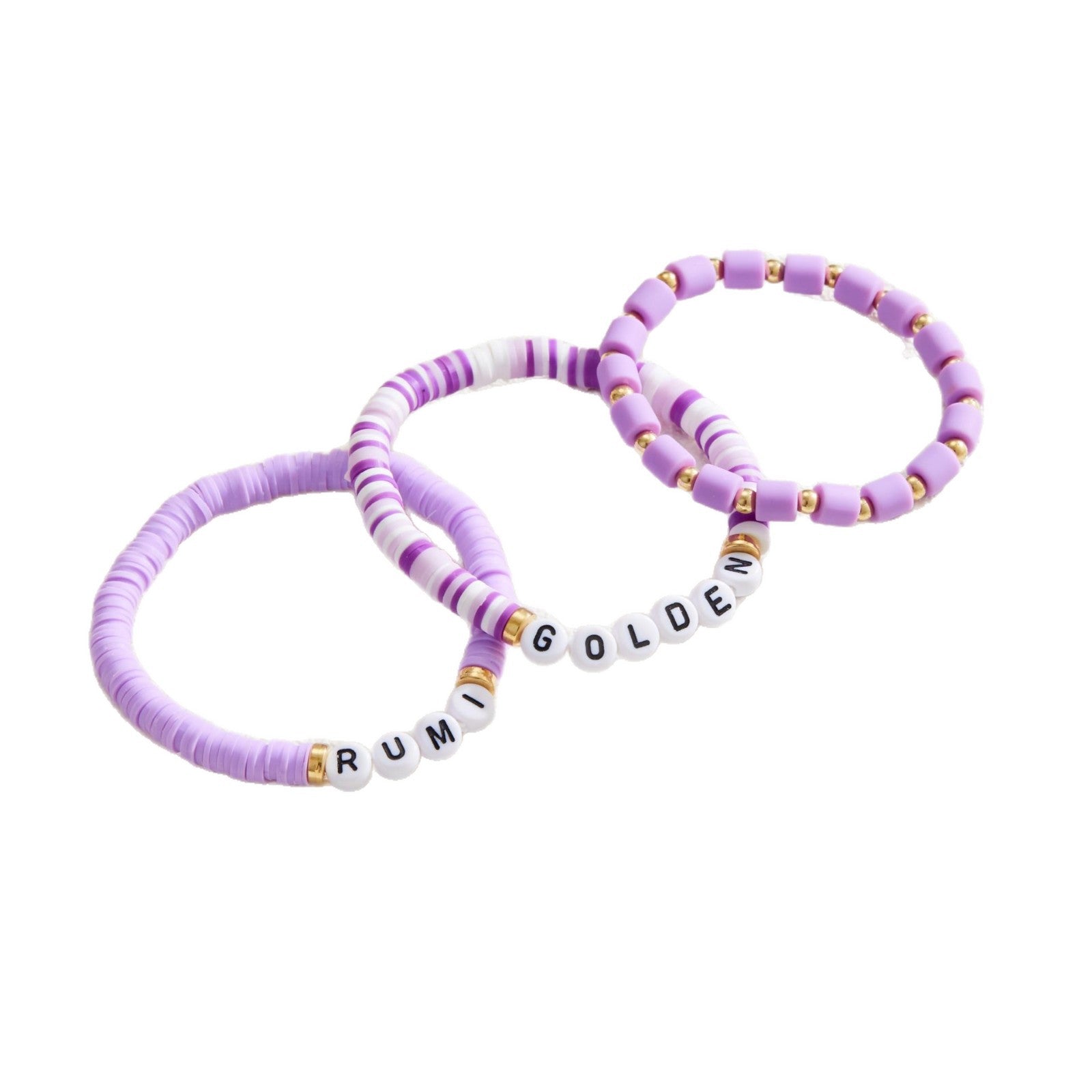 Wholesale Anime alloy polymer clay letter necklace bracelet set
