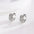 Wholesale  full diamond butterfly ear buckle hollow earrings